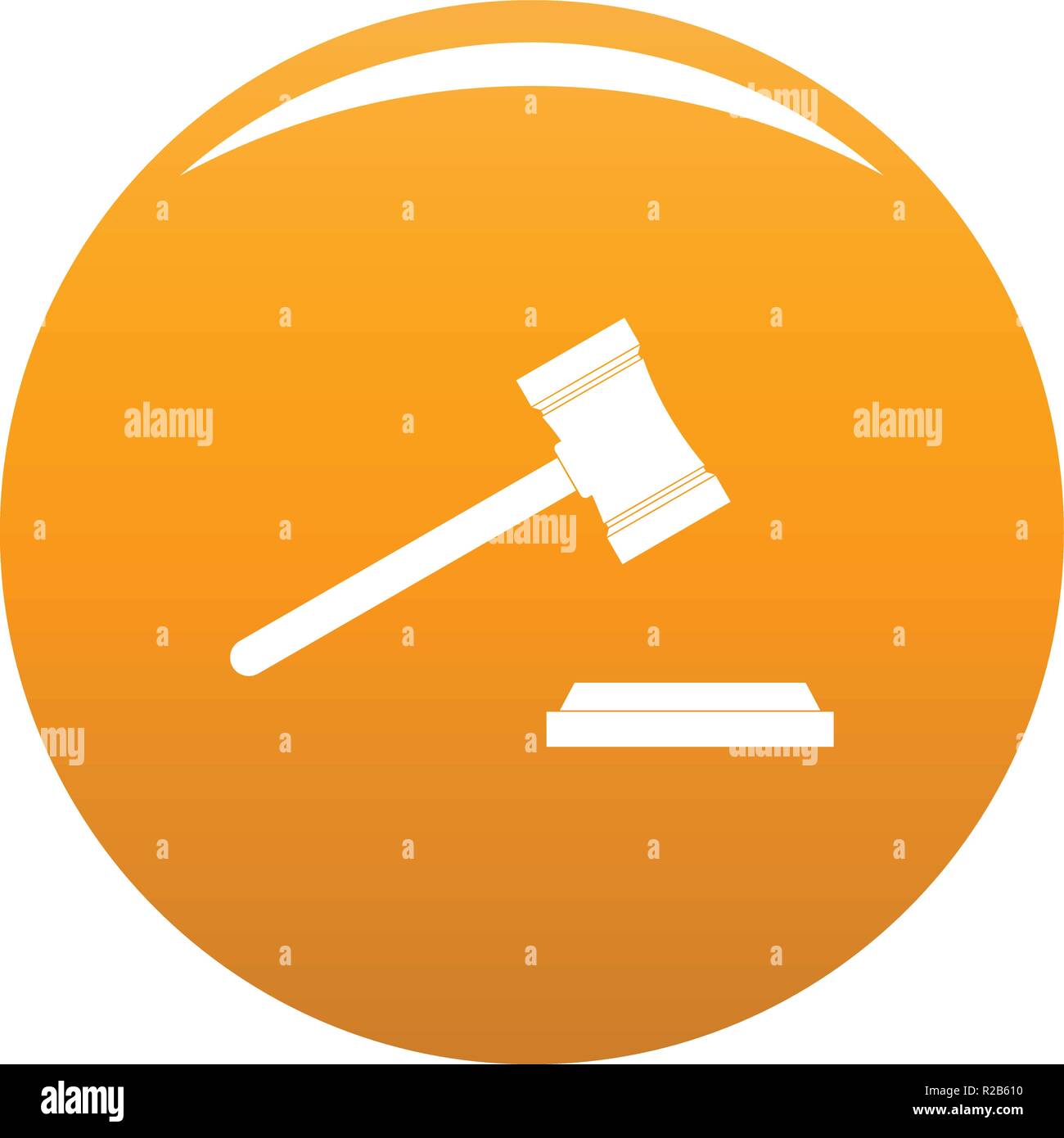 Legal gavel icon. Simple illustration of legal gavel vector icon for ...