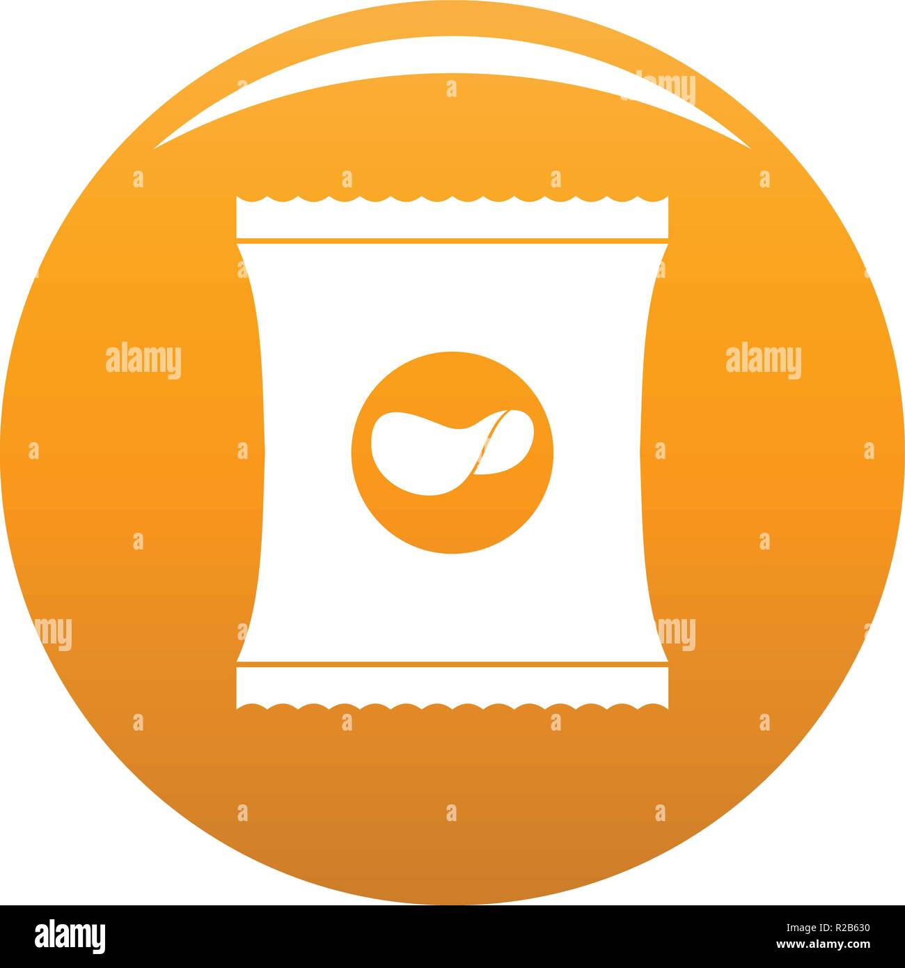 Chips icon. Simple illustration of chips vector icon for any design ...