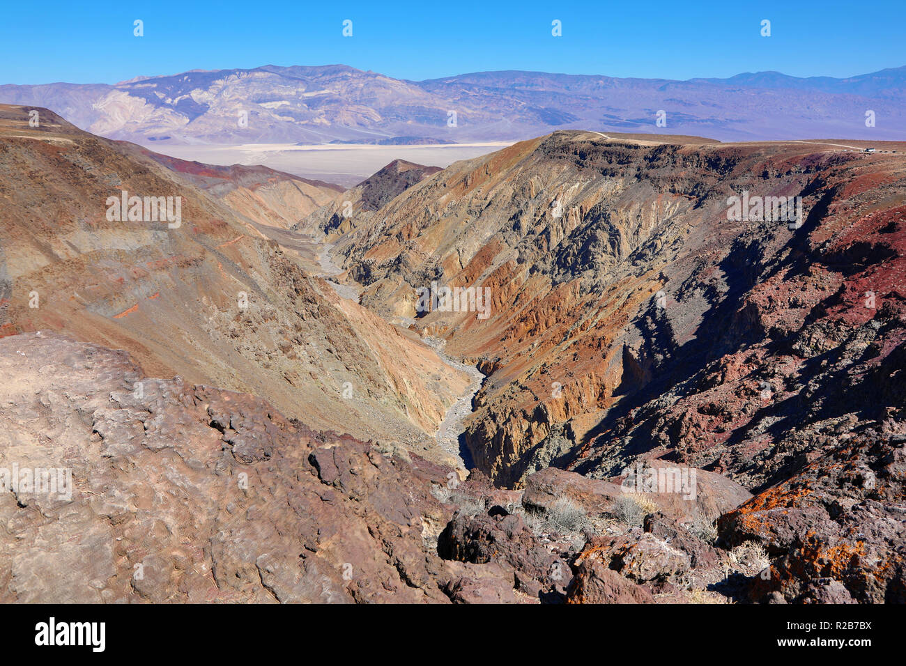 Barren landscape of Death Valley National Park, California, United ...