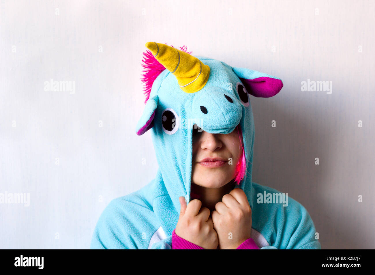 unicorn pyjamas girl