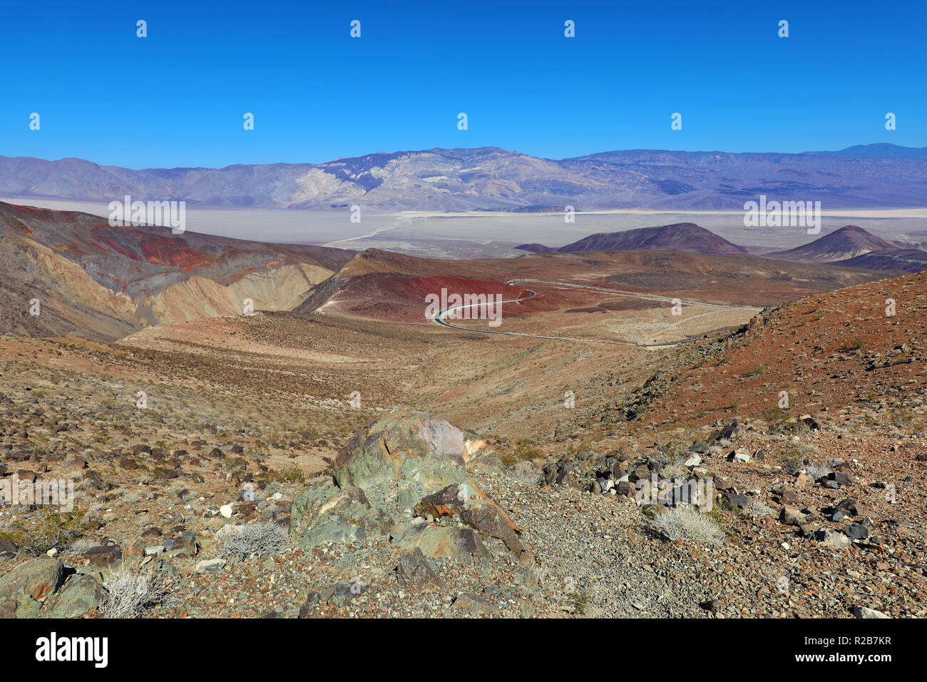 Barren landscape of Death Valley National Park, California, United ...