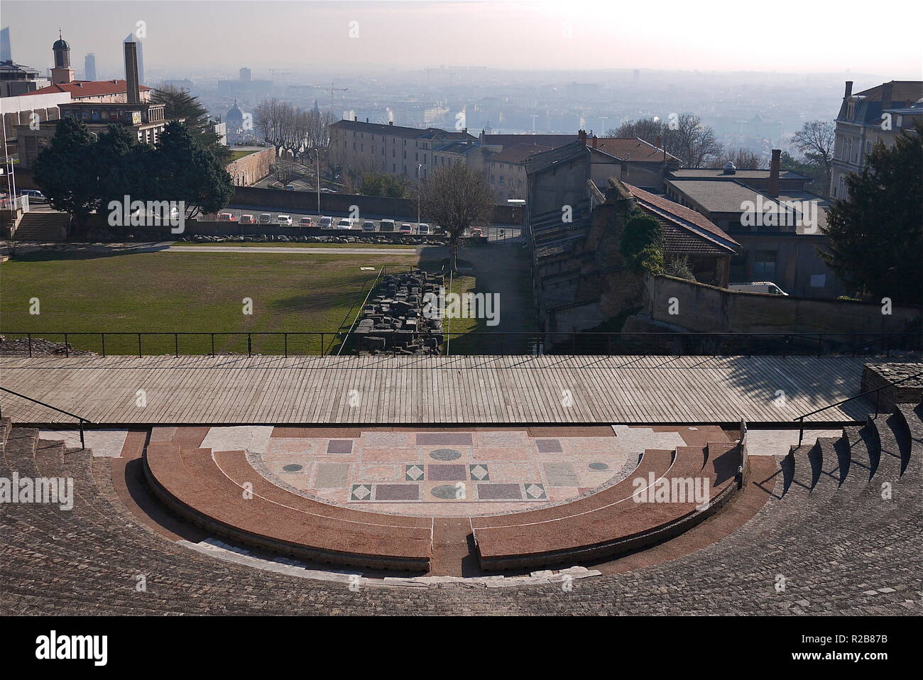 Fourviere Roman Theater, Lyon, France Stock Photo - Alamy