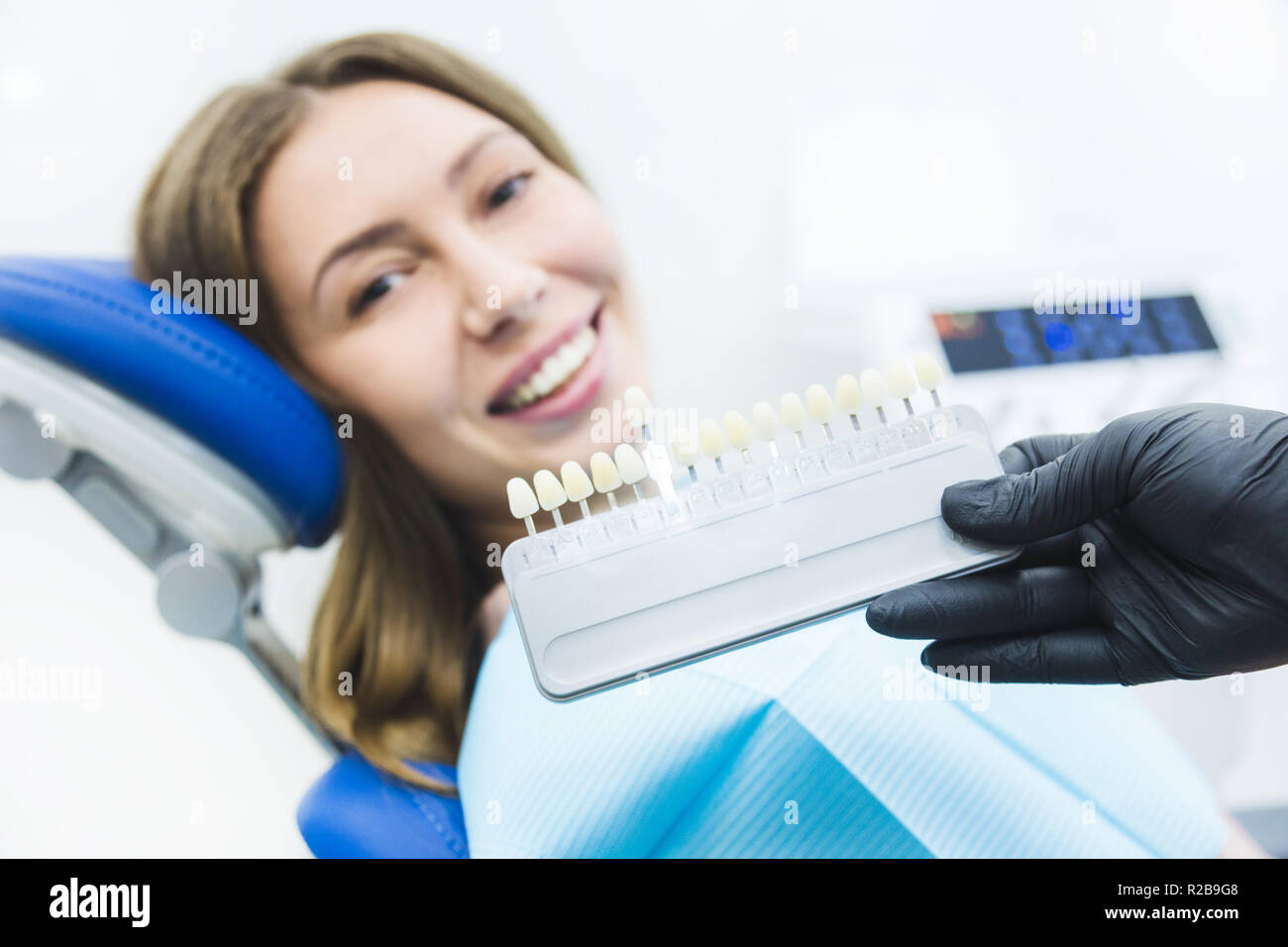 Dental clinic. Reception, examination of the patient. Teeth care
