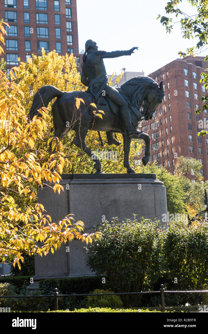 Washington Statue, Union Square Park, NYC Stock Photo Alamy