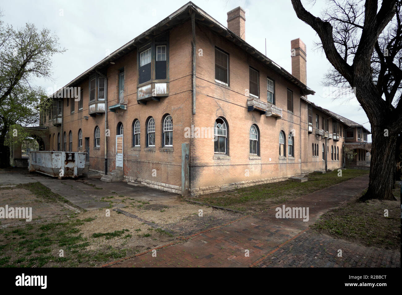 Hotel being renovated in Las Vegas, New Mexico. Stock Photo