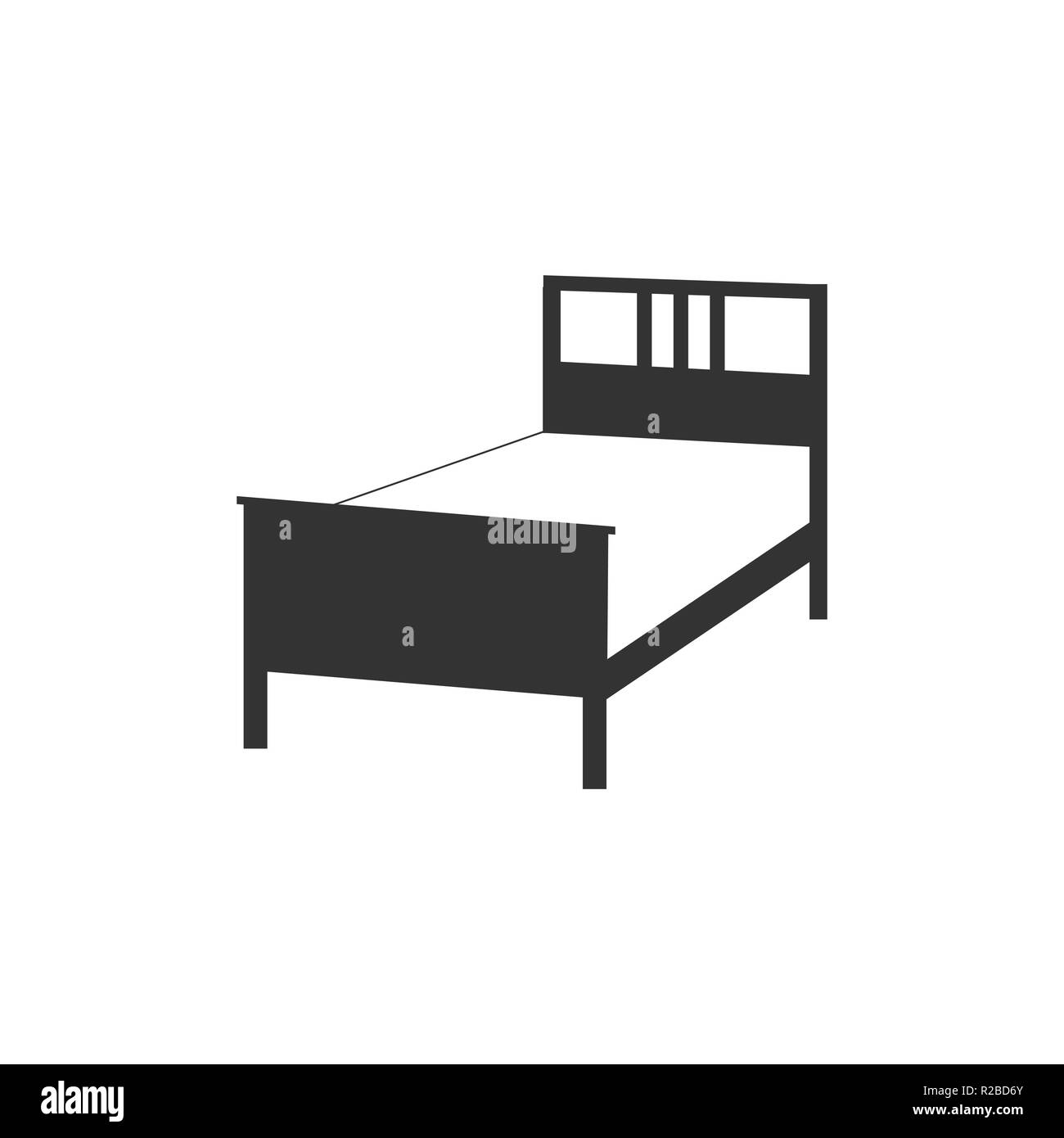 Vector illustration, flat design bed Stock Vector Image & Art Alamy