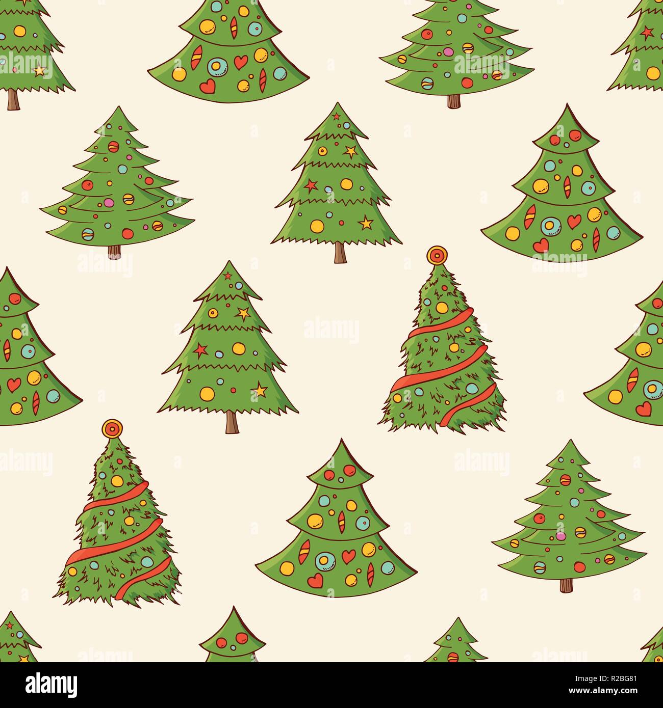 Christmas backdrop trees Stock Vector Images - Alamy