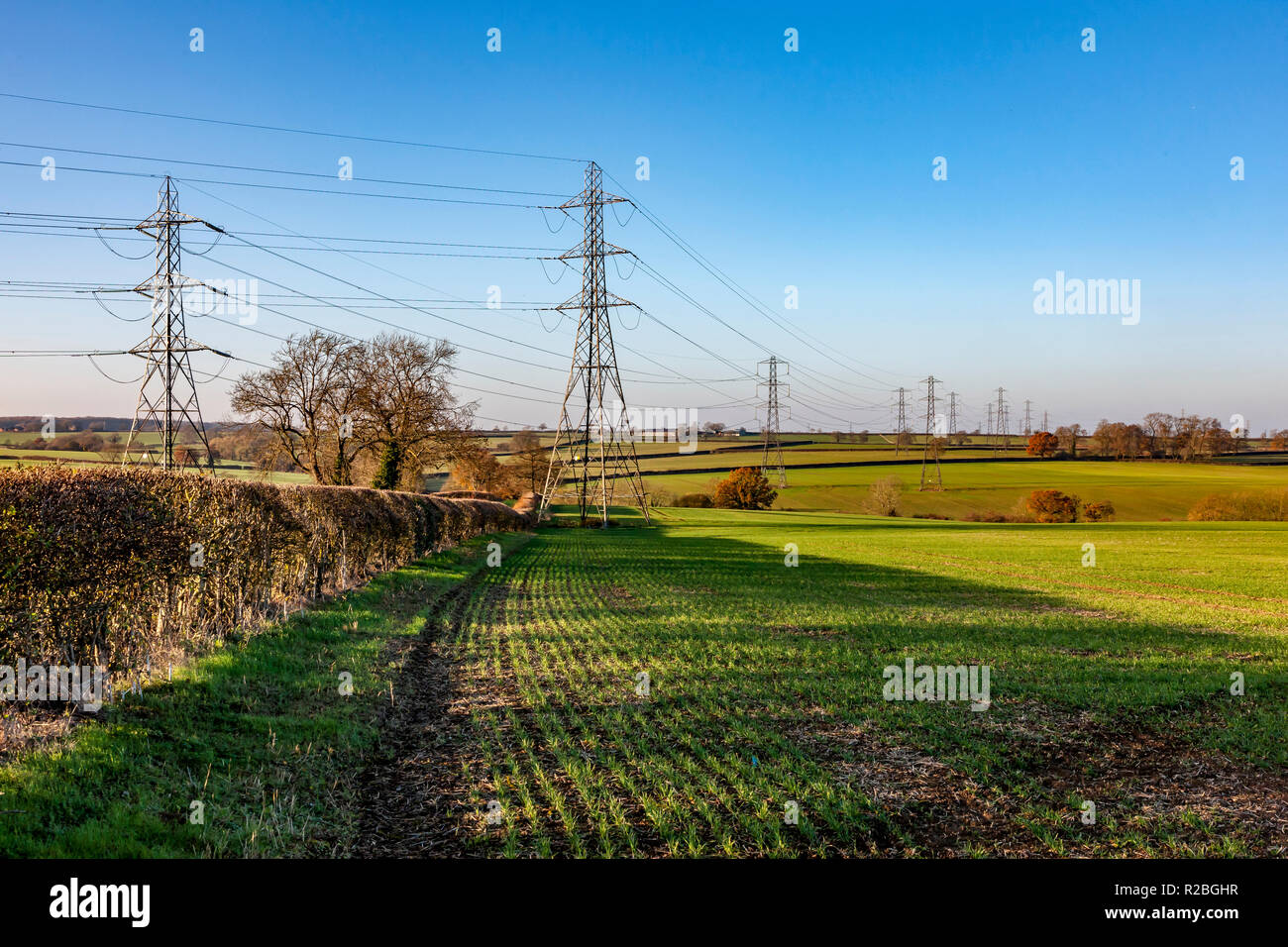 Hardwick rd, Little Harrowden, Northamptonshire, uk Stock Photo Alamy