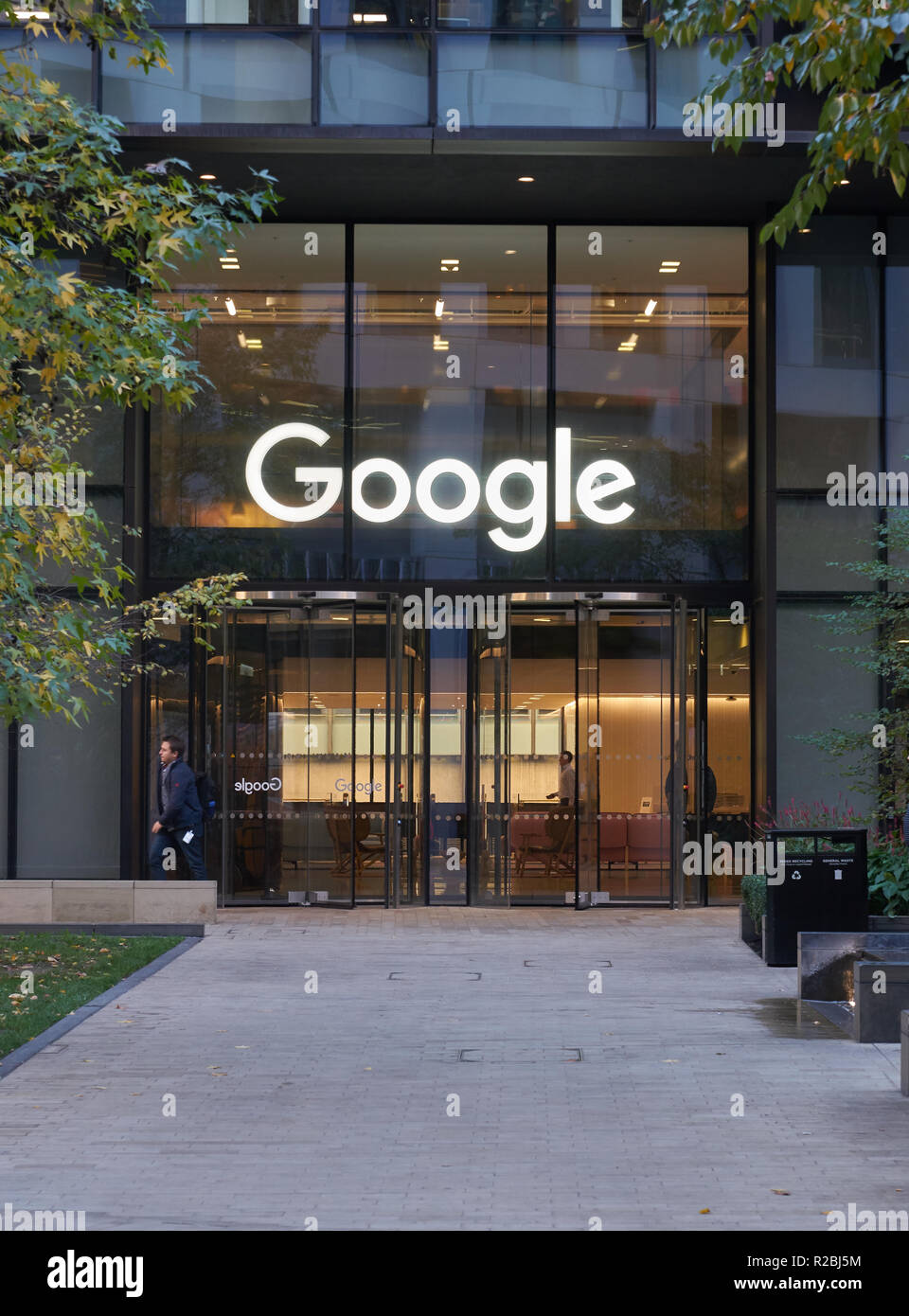 google offices in london Stock Photo