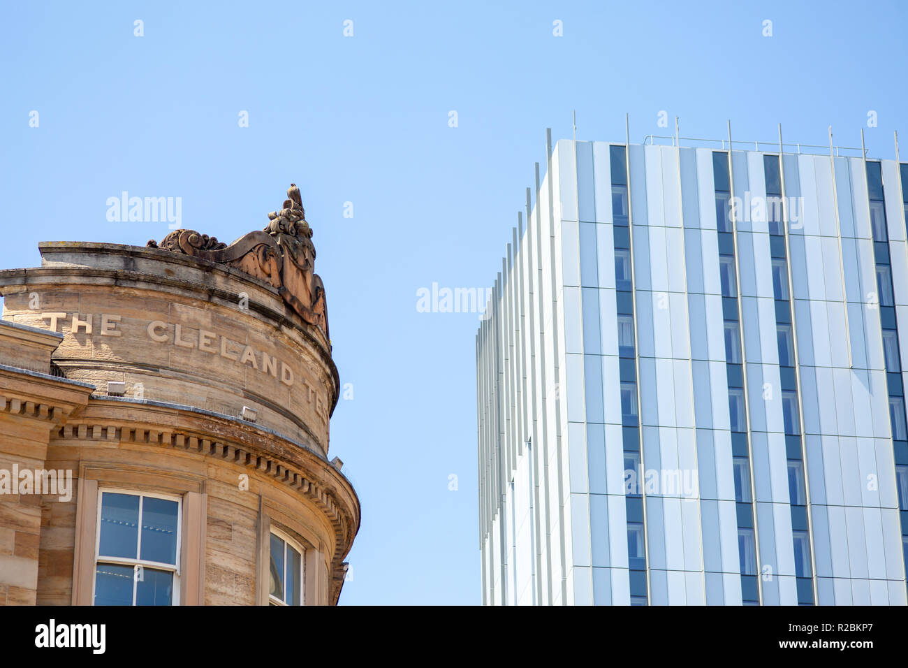 Glasgow/Scotland: May 28th 2018: Glasgow architecture on Buchanan Street Stock Photo