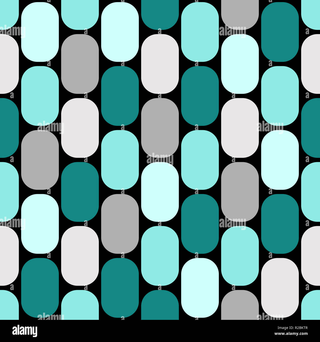 Seamless retro pattern gray and blue. Design for wallpaper, fabric ...