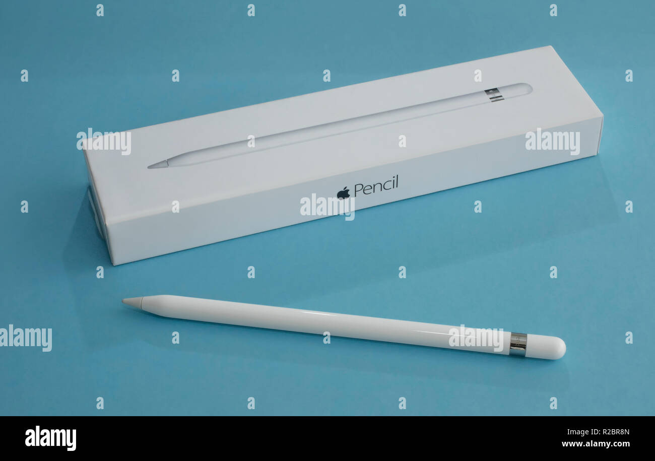 Apple Pencil for iPad Stock Photo