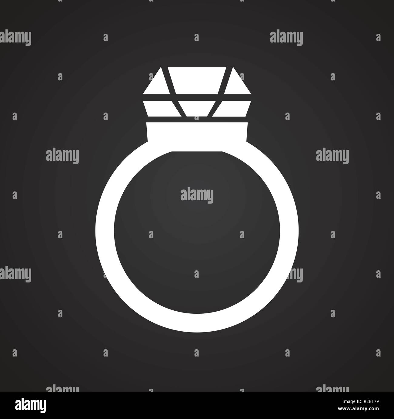Love wedding ring on black background Stock Vector Image & Art Alamy