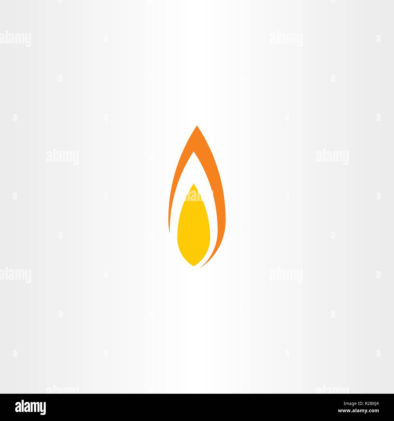 flame fire icon symbol element logo design Stock Vector