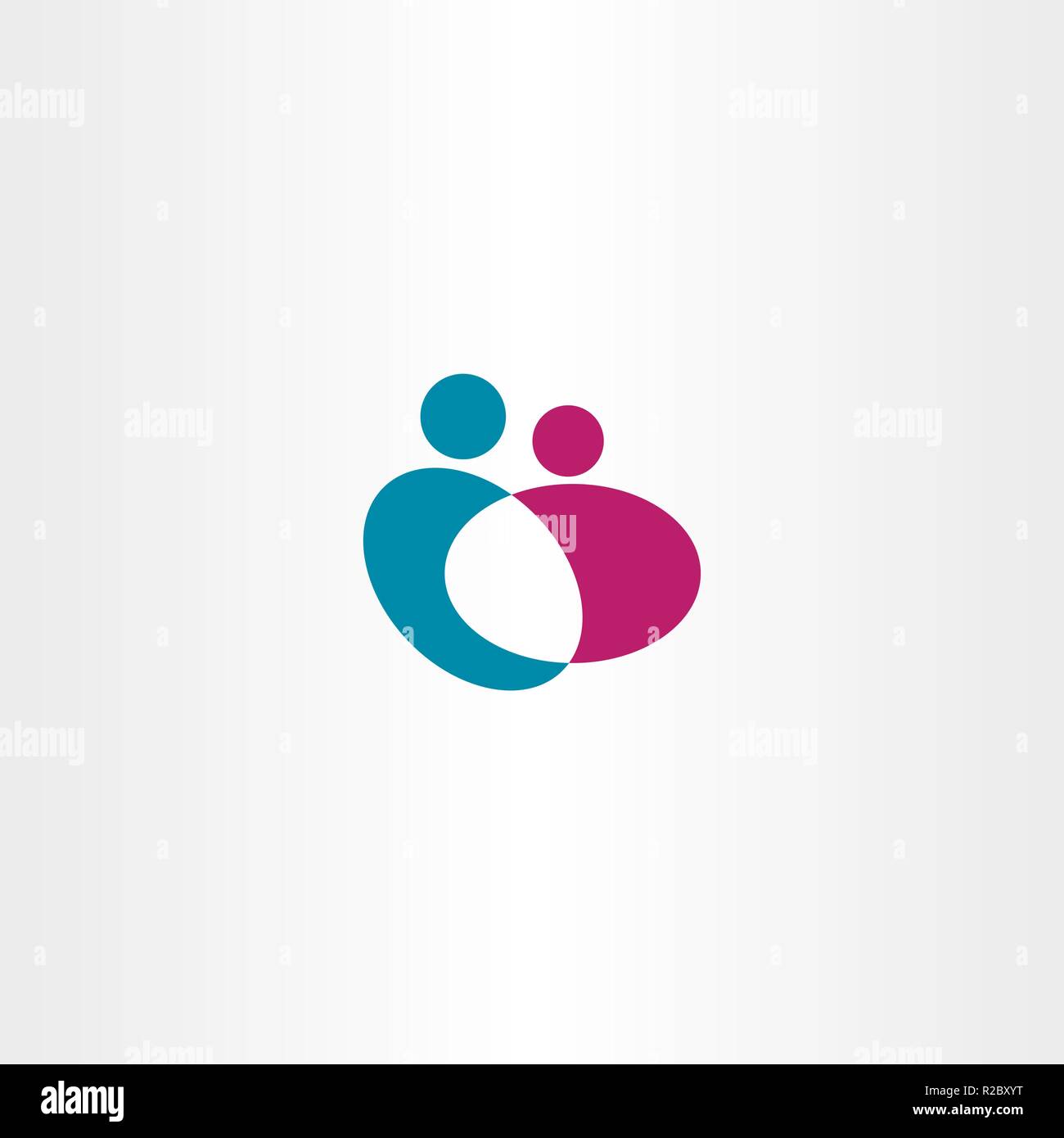 man and girl holding hands people logo icon Stock Vector Image & Art ...