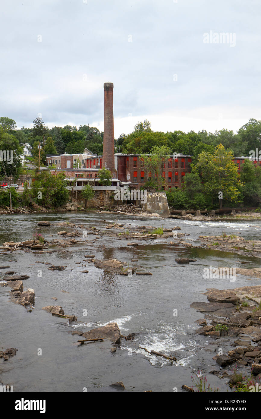 Winooski falls mill district hires stock photography and images Alamy