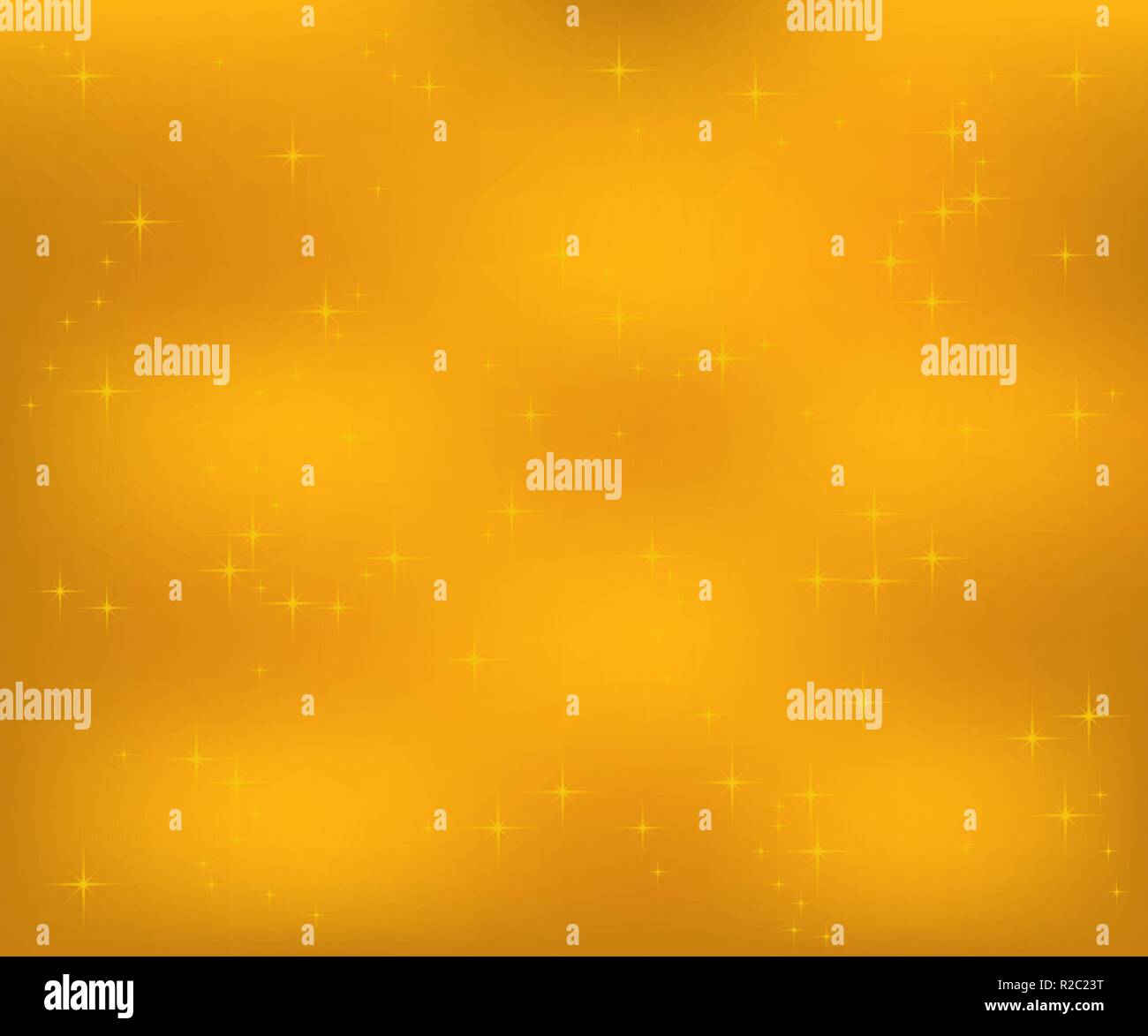 Christmas gold background with snowflakes Stock Vector