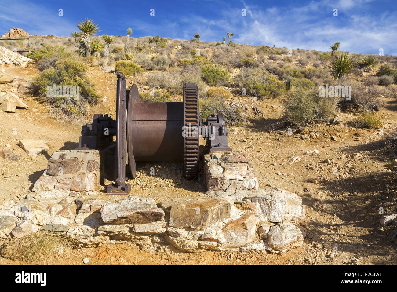 Lost Horse Gold and Silver Mine Platform and Rust Colored Industrial