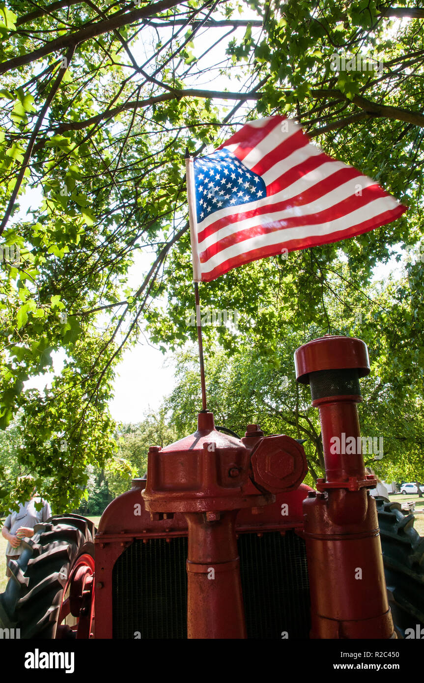 The Farmall F-20 tractor was built by International Harvester from 1932 until 1939 at the Farmall Works, Rock Island, Illinois, USA. Stock Photo