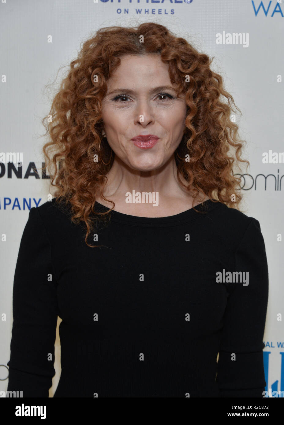 Bernadette Peters attends Citymeals' 32nd power lunch for women at The Rainbow Room on November 14, 2018 in New York City. Stock Photo