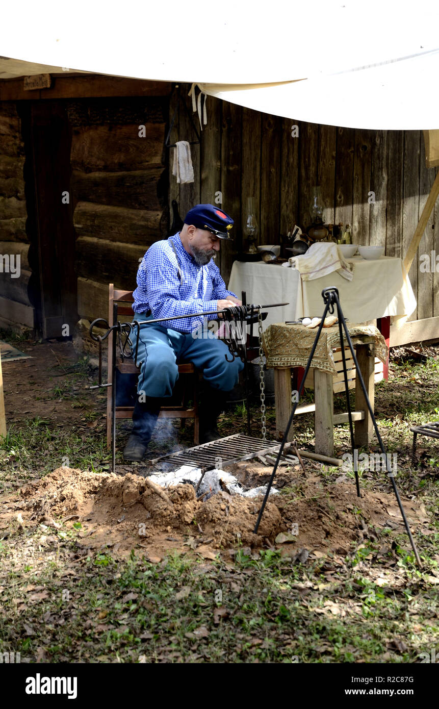 Civil War Era Cabin Stock Photos Civil War Era Cabin Stock