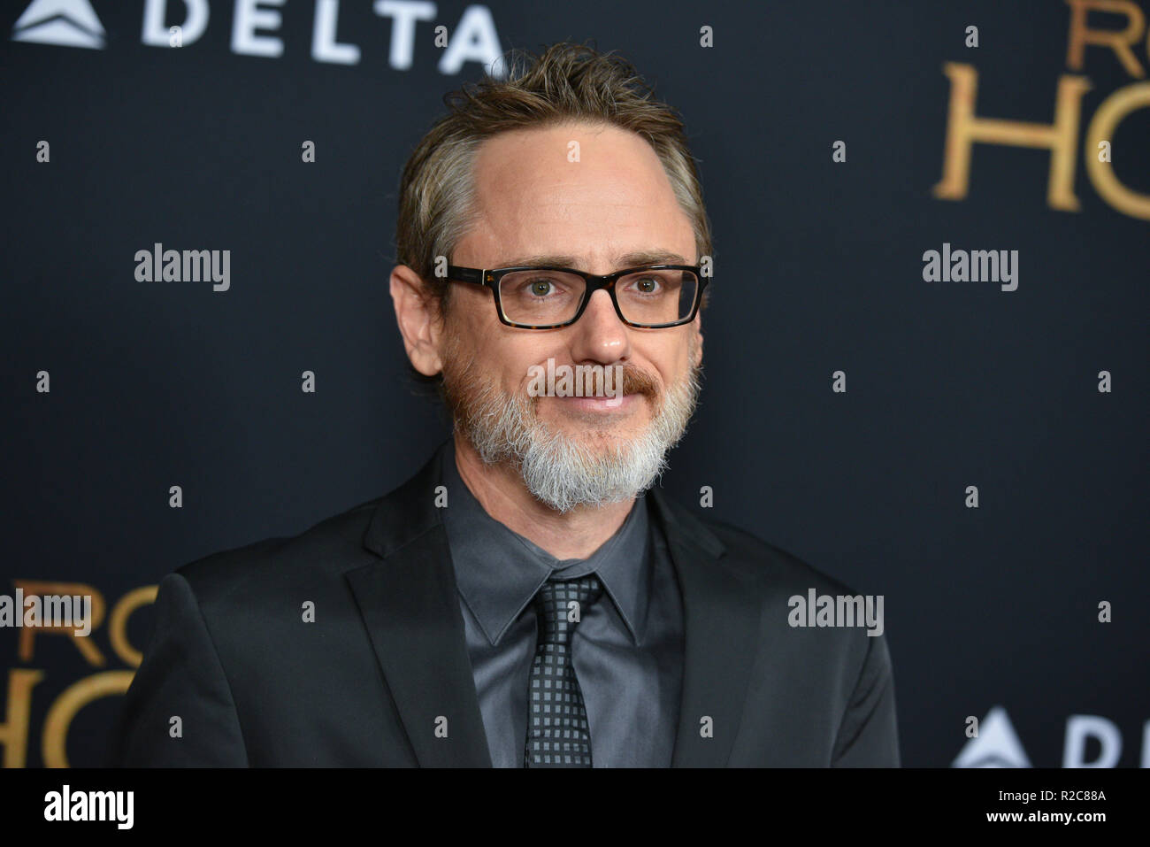 David James Kennedy attends the 'Robin Hood' New York screening at AMC