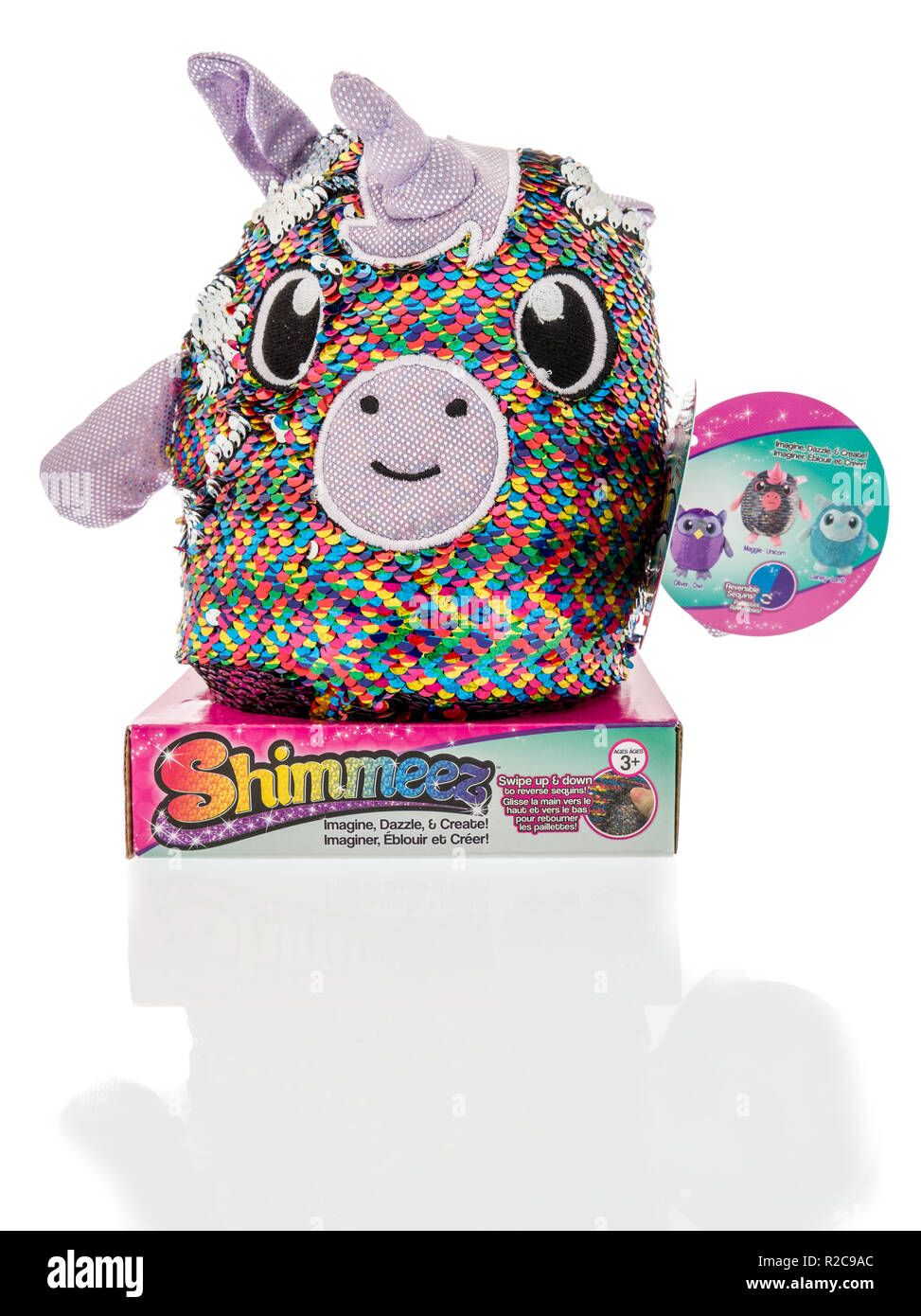 Winneconne WI 4 November 2018 A package of a Shimmeez toy on