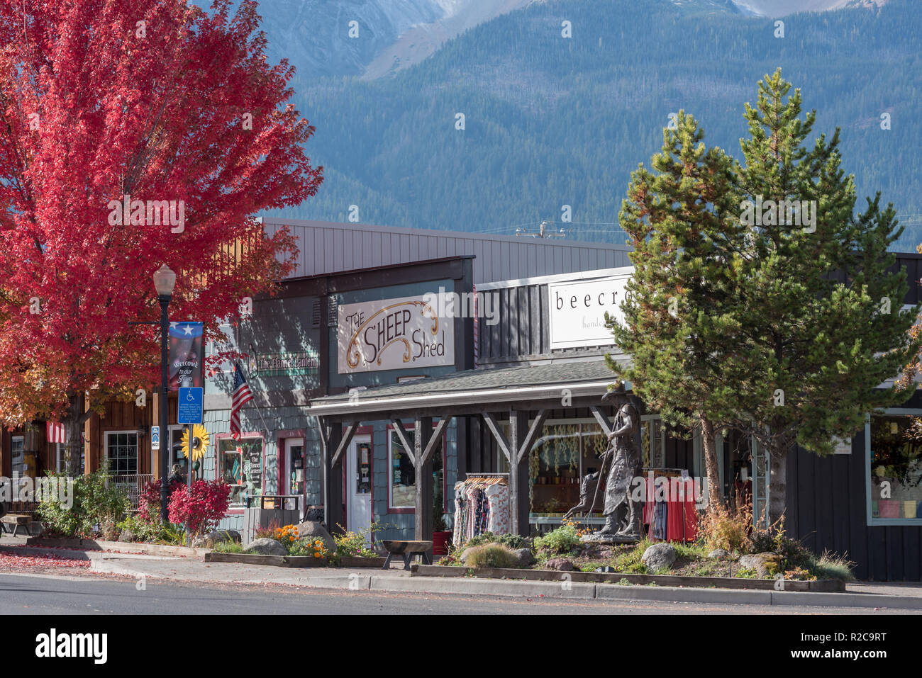 Downtown joseph oregon hires stock photography and images Alamy