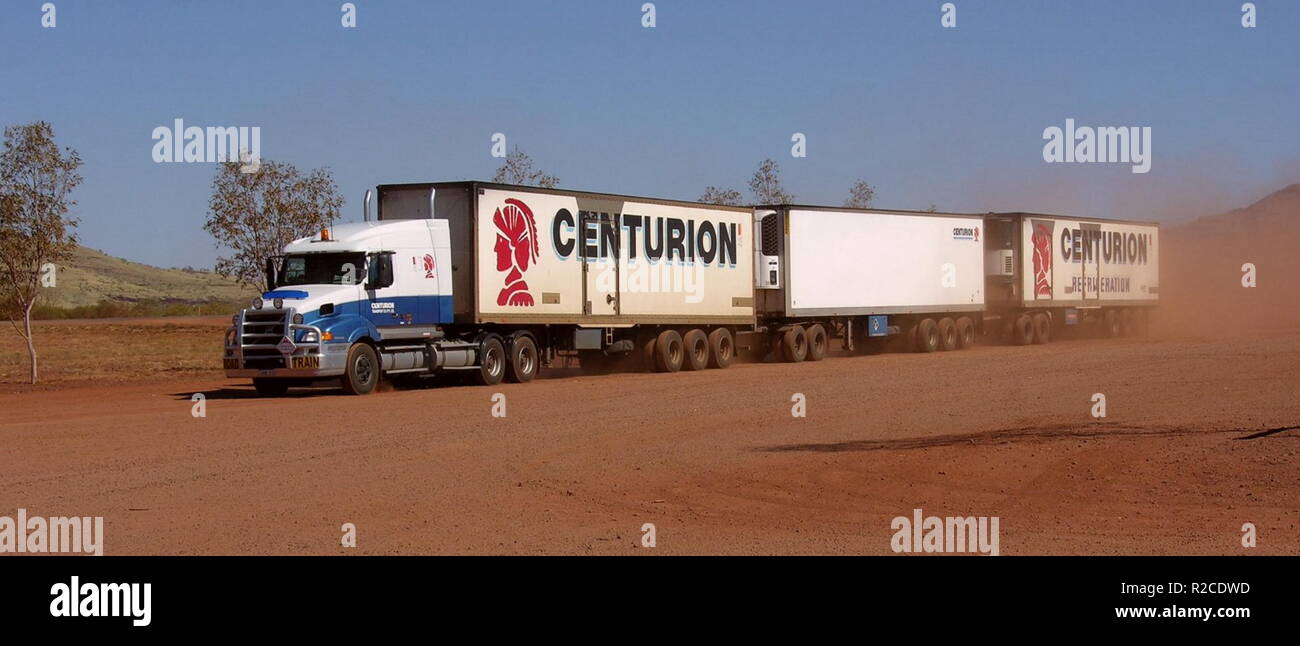 Roadtrain australia outback truck hi-res stock photography and images ...
