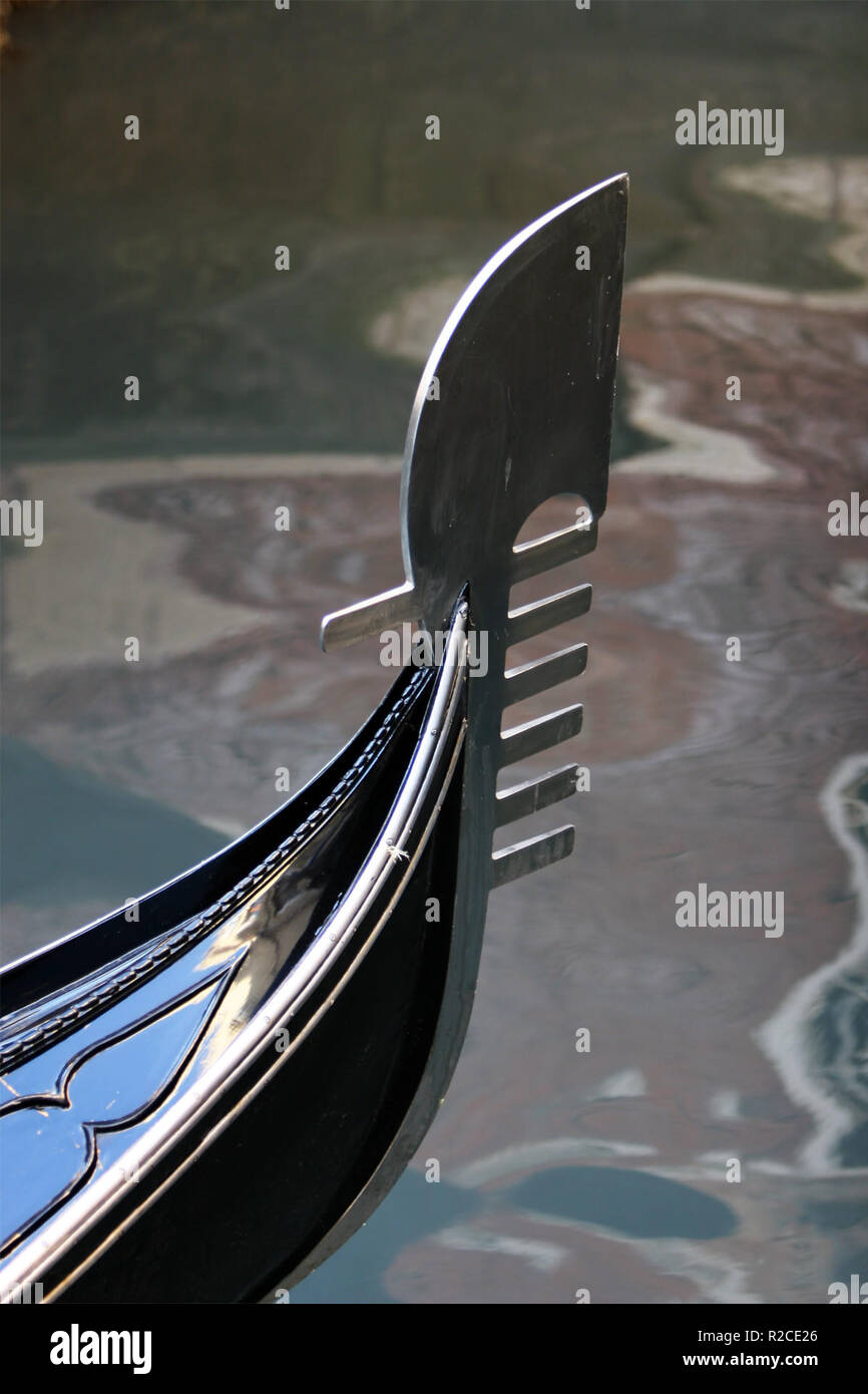 Gondola tip detail hi-res stock photography and images - Alamy