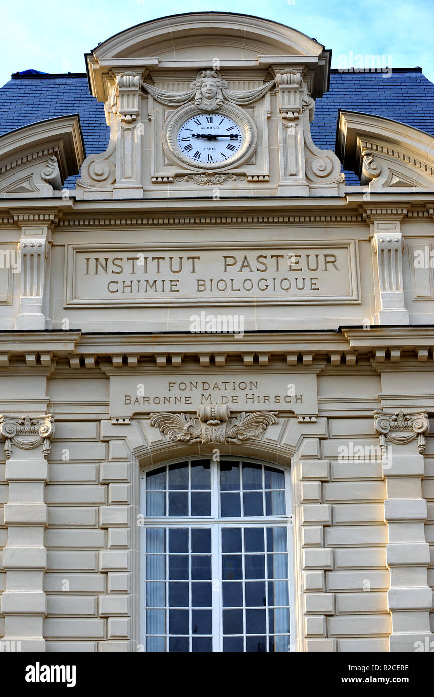 Pasteur Institute - Paris - France Stock Photo