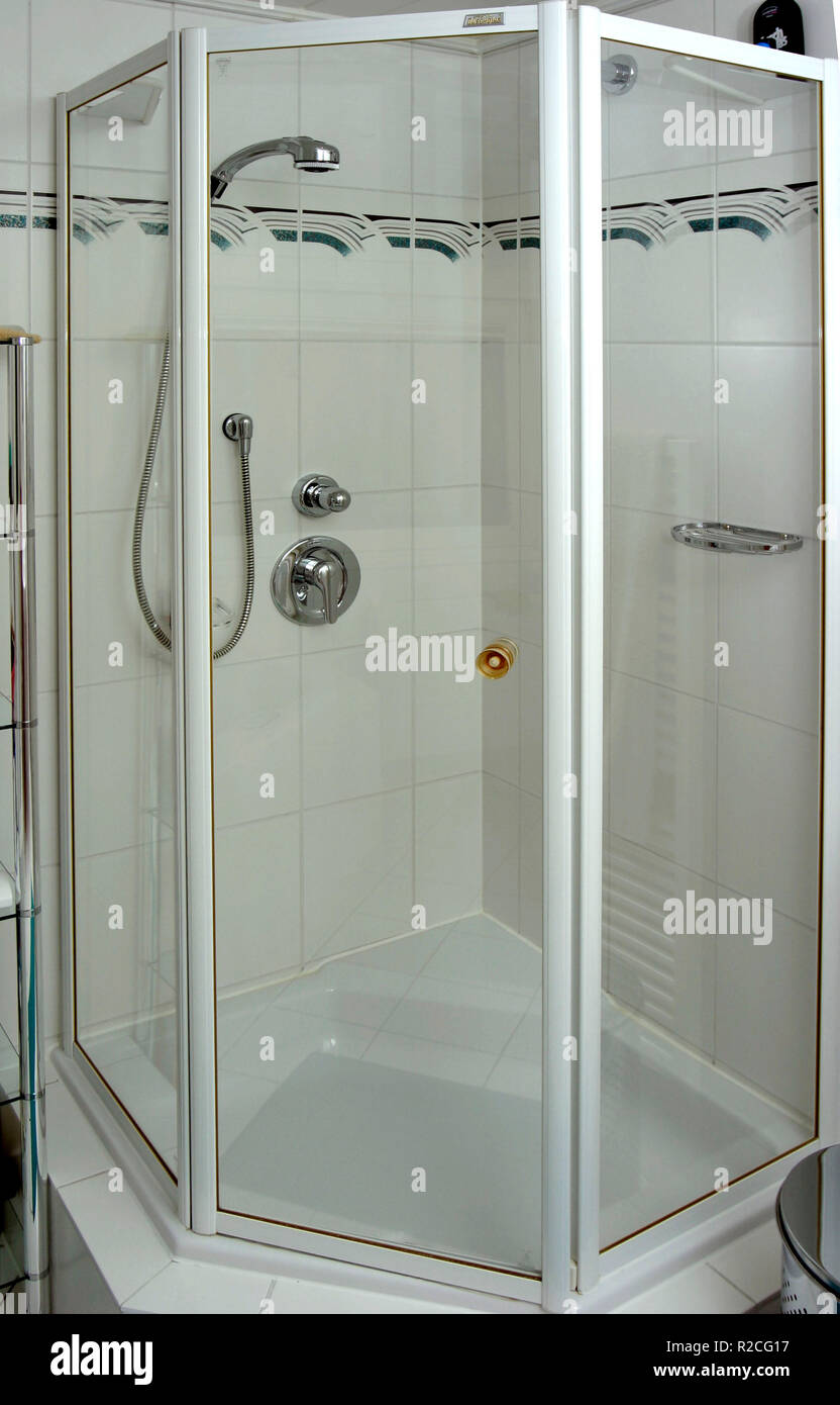 shower cabin Stock Photo