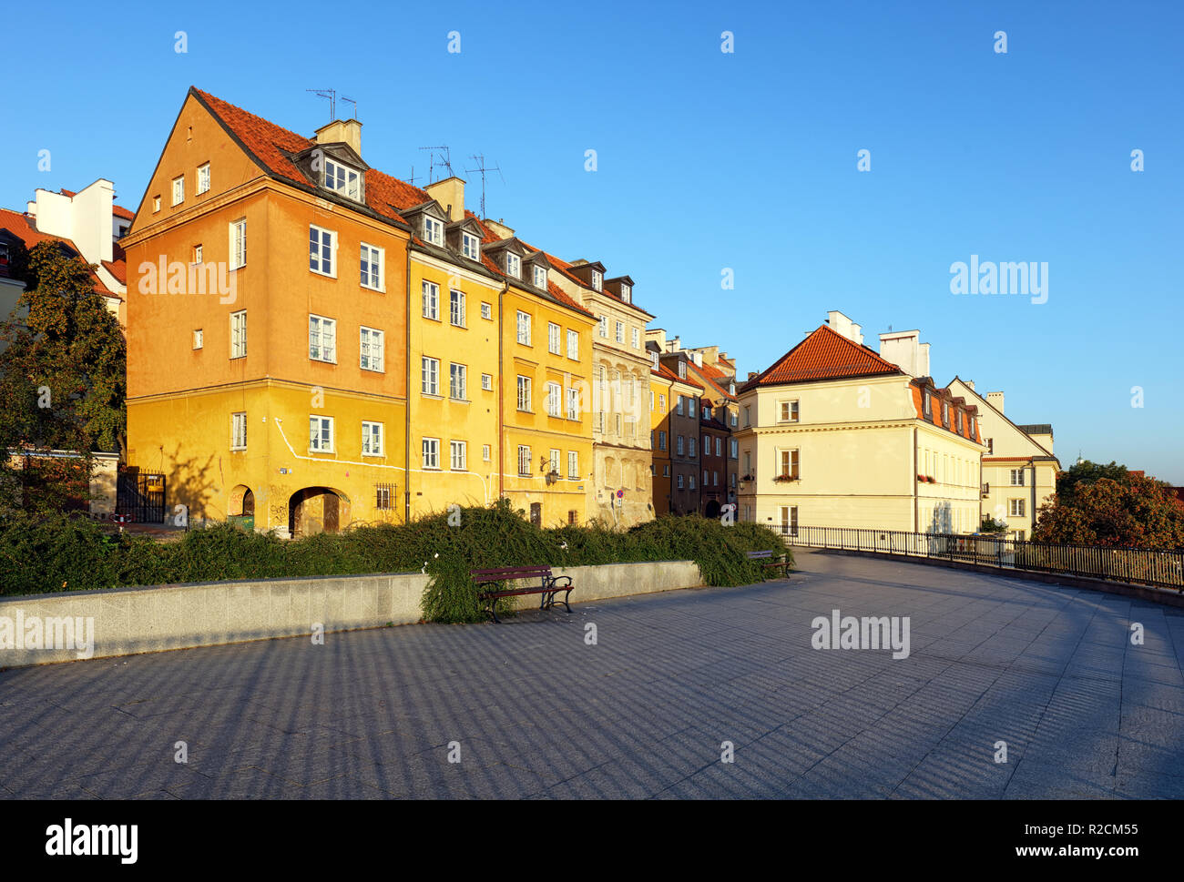 Houses in Warsaw, Poland Stock Photo Alamy