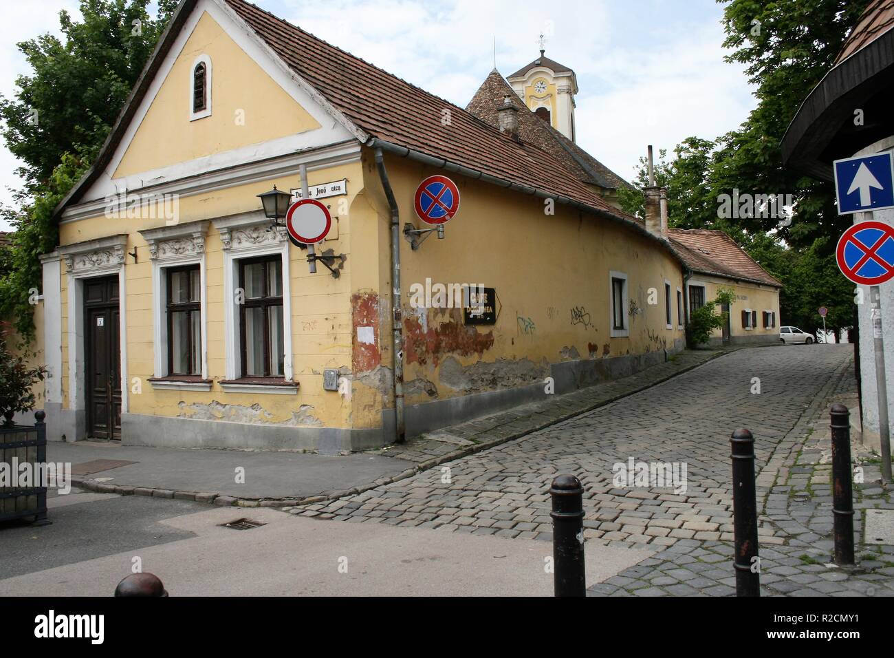 An old building in Szent Endre Hungary Stock Photo