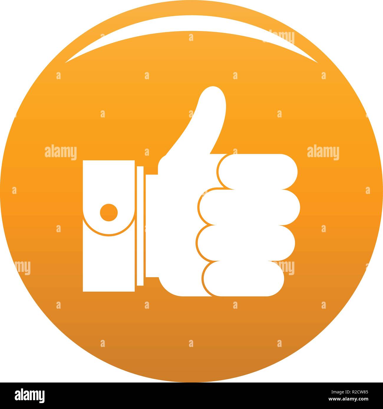 Hand excellent icon. Simple illustration of hand excellent vector icon ...