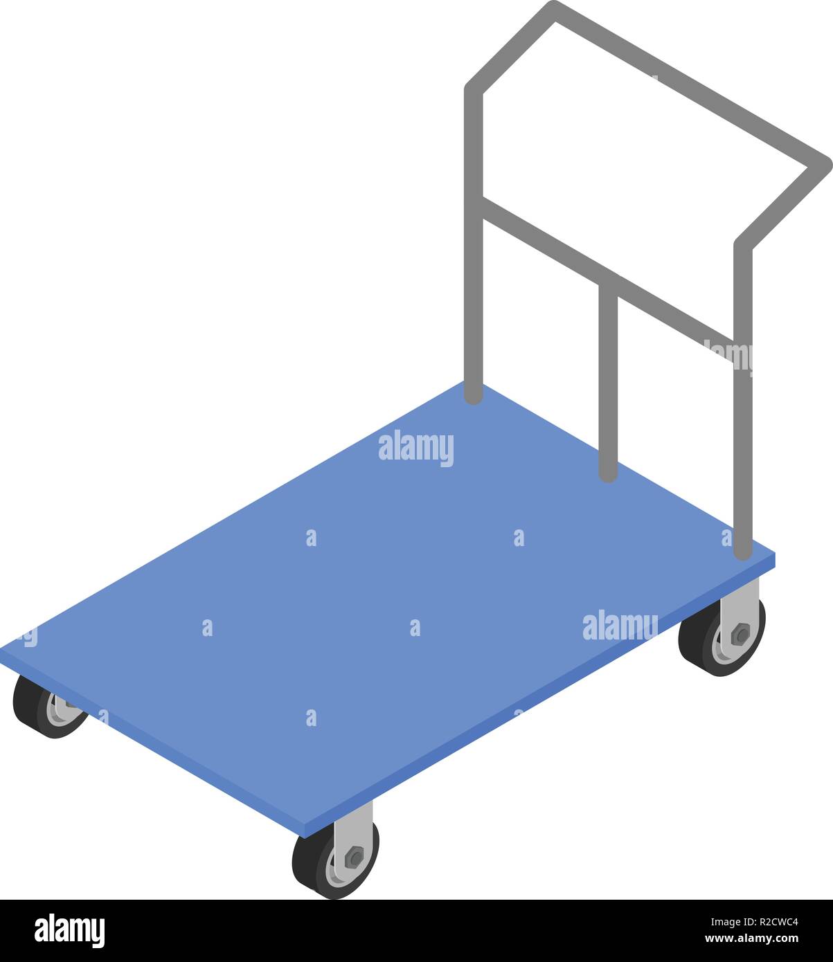 Load cart icon. Isometric of load cart vector icon for web design ...