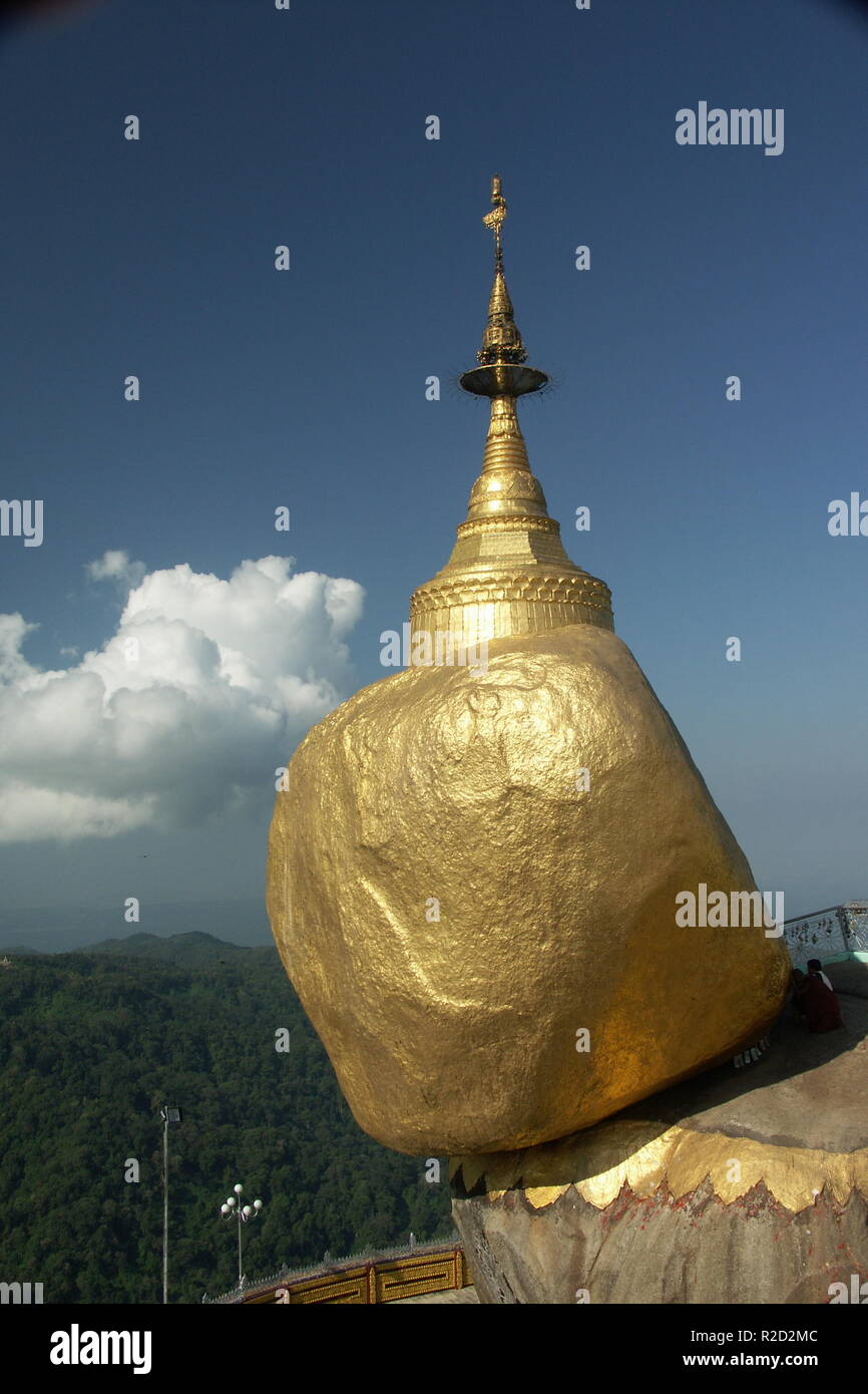 the golden rock Stock Photo - Alamy