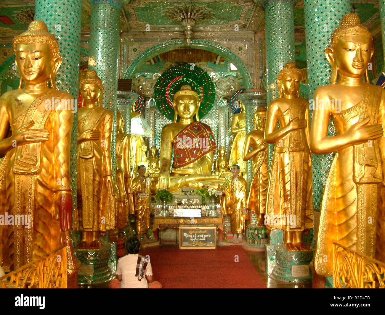 golden buddha Stock Photo