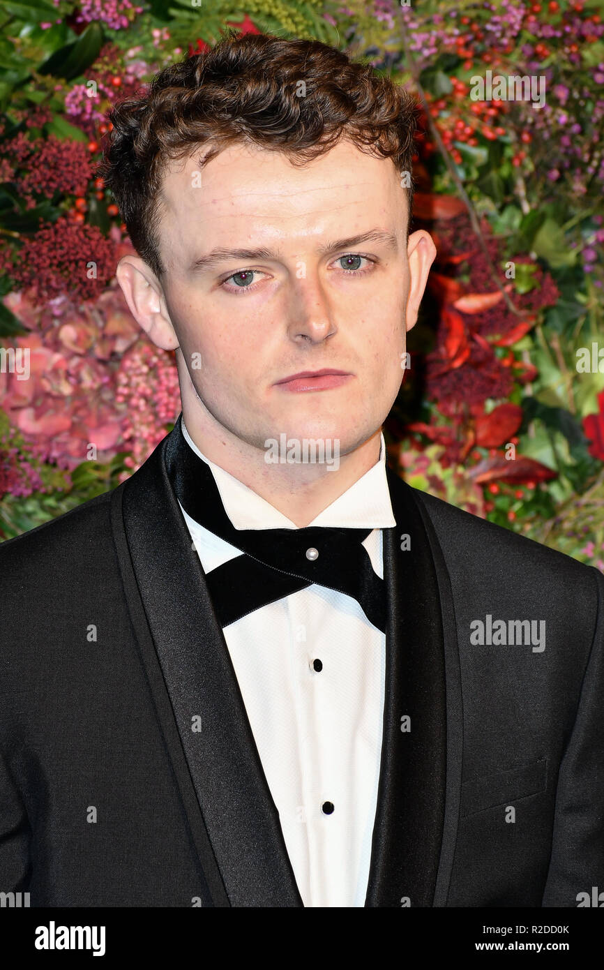 London, UK. 18th November, 2018. Chris Walley attends The 64th Evening Standard Theatre Awards at Theatre Royal, on 18 November 2018, London, UK. Credit: Picture Capital/Alamy Live News Stock Photo