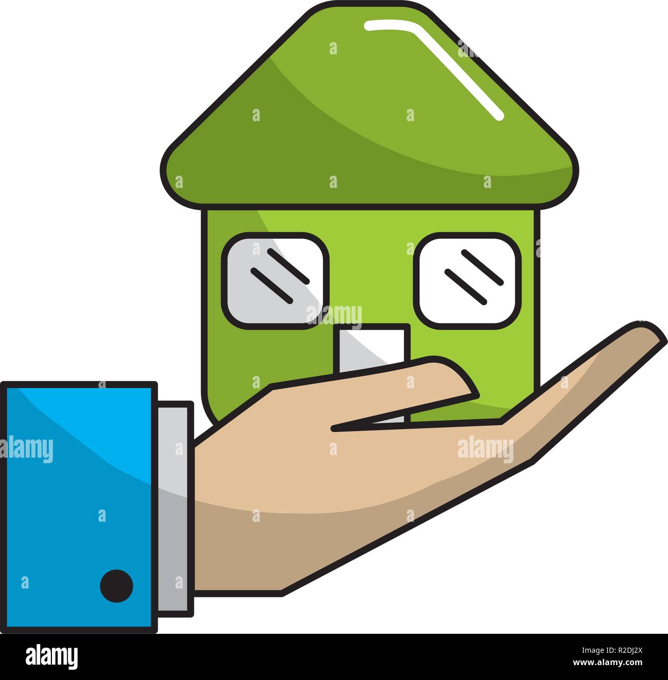 Isolated eco house design Stock Vector Image & Art - Alamy