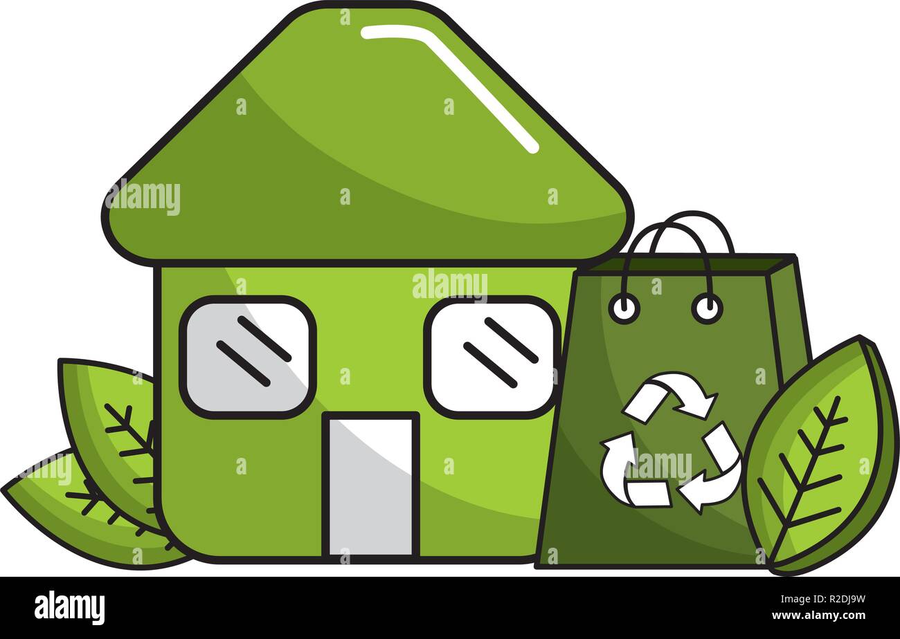 Isolated eco house design Stock Vector Image & Art - Alamy
