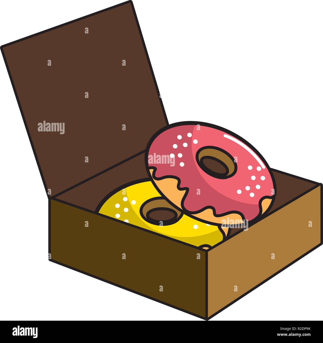 Isolated donuts design Stock Vector Image & Art - Alamy