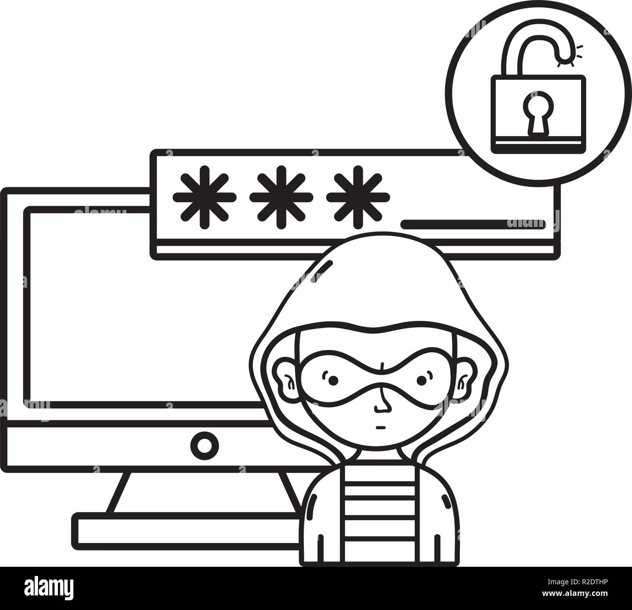 Isolated security system design Stock Vector Image &amp; Art - Alamy