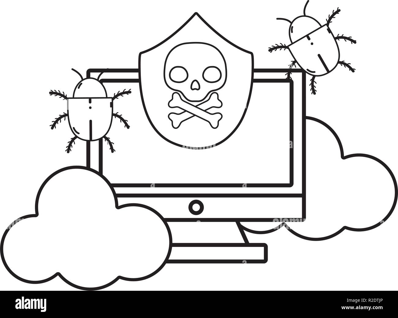 Isolated security system design Stock Vector Image &amp; Art - Alamy