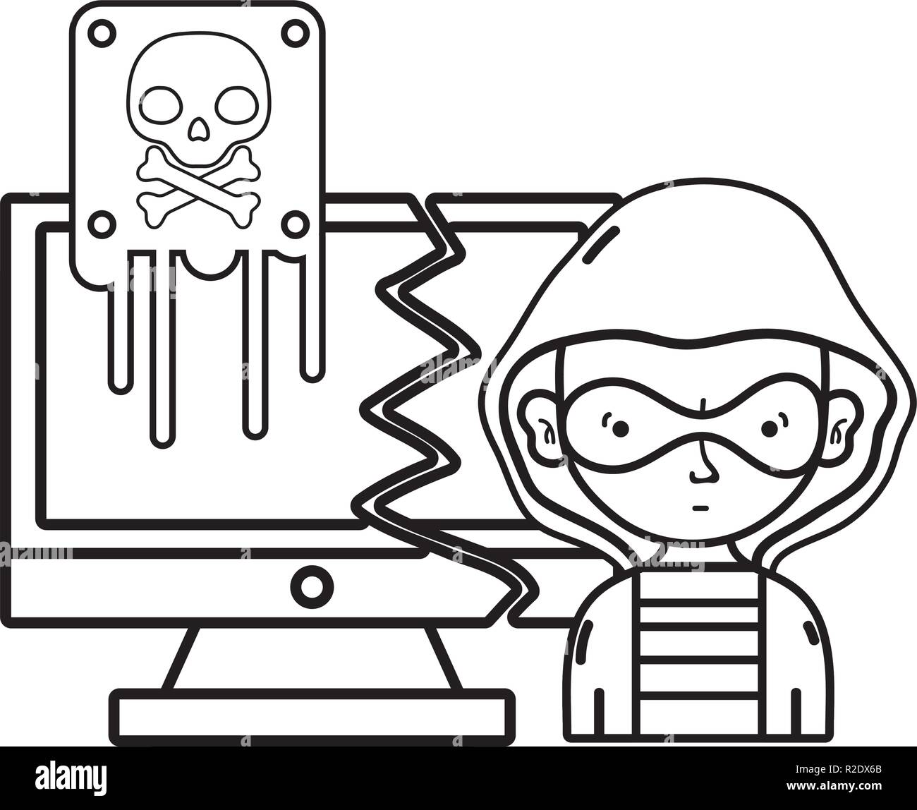 Isolated security system design Stock Vector Image &amp; Art - Alamy