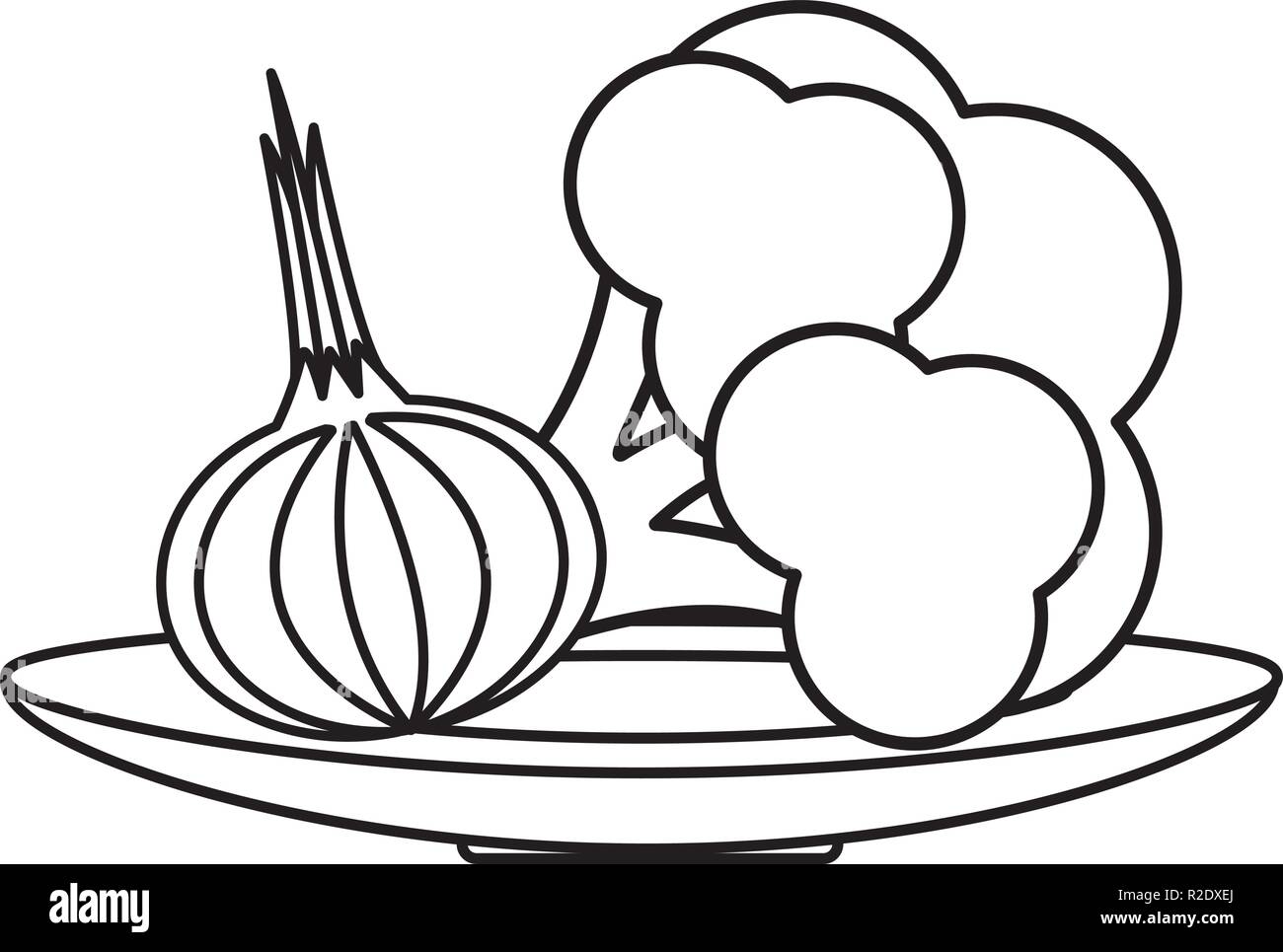 Isolated vegetables design Stock Vector Image & Art - Alamy