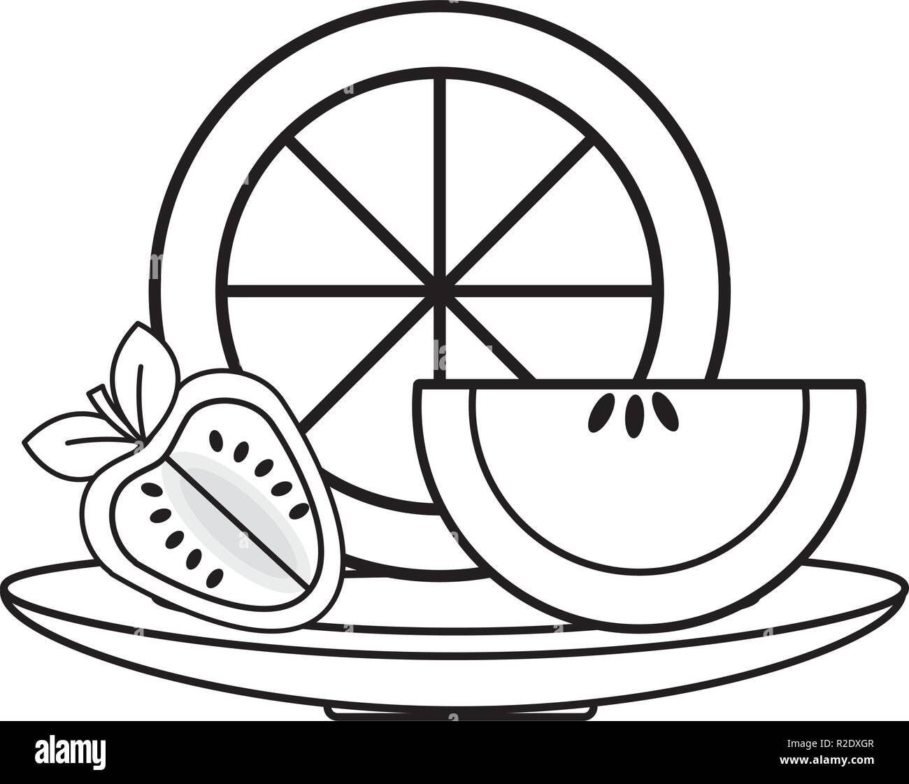 Isolated fruits design Stock Vector Image & Art - Alamy