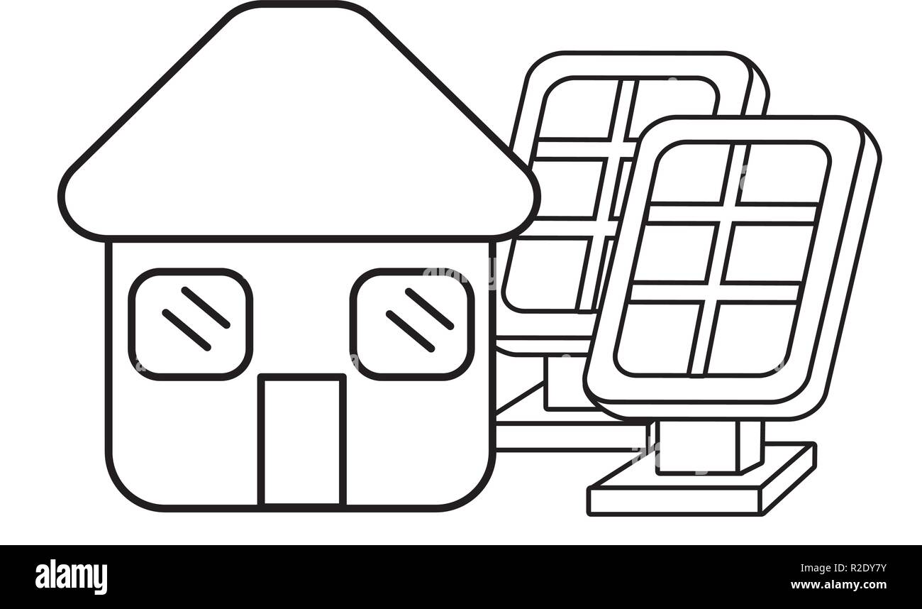 Isolted eco house design Stock Vector Image & Art - Alamy