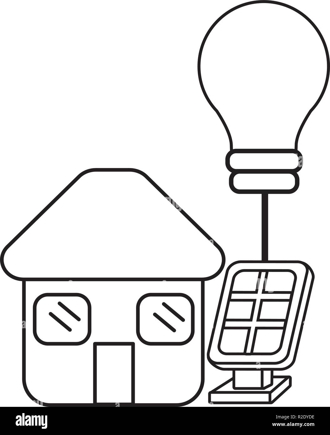 Isolted eco house design Stock Vector Image & Art - Alamy