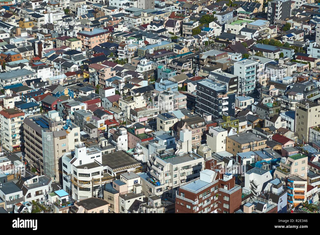 Tokyo Residential District Stock Photo